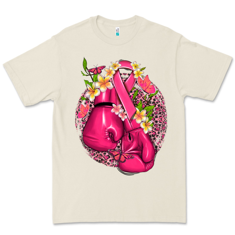 Cancer Boxing Gloves With Ribbon Premium Tee by NancyCooperArtShop | Teevron
