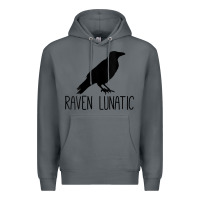 Rock Womens Raven Lunatic, Funny Bird Lover Gift Men Women Kids Premium Hoodie - longCreatives