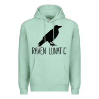 Seafoam Womens Raven Lunatic, Funny Bird Lover Gift Men Women Kids Premium Hoodie - longCreatives