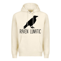 Tofu Womens Raven Lunatic, Funny Bird Lover Gift Men Women Kids Premium Hoodie - longCreatives