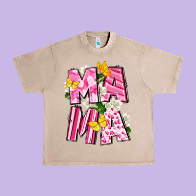 Mama Mother's Day Urban Heavy Tee Designed By Cowgirlartshop