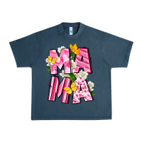 Midnight Navy Mama Mother's Day Urban Heavy Tee - CowGirlArtShop