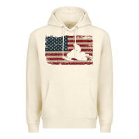 Sandshell Snowmobile USA Flag Snow Sled Patriotic Snowmobiling Gift Premium Hoodie - longCreatives