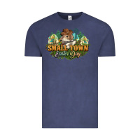 Vintage Denim Small town Easter Day Vintage Tee - HowdyJamesFarm