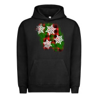 Pigment Black christmas patch Urban Hoodie - AdoDesignShop