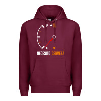 Burgundy Mexican beer necesito cerveza cool & funny sayings Premium Hoodie - longCreatives