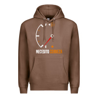 Chestnut Mexican beer necesito cerveza cool & funny sayings Premium Hoodie - longCreatives
