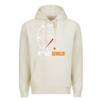 Oatmeal Heather Mexican beer necesito cerveza cool & funny sayings Premium Hoodie - longCreatives