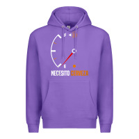 Purple Mexican beer necesito cerveza cool & funny sayings Premium Hoodie - longCreatives