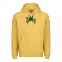 Antique Gold Tropical Palm Tree Premium Hoodie - longCreatives