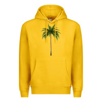 Lemon Tropical Palm Tree Premium Hoodie - longCreatives