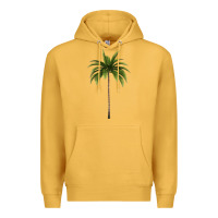 Mustard Tropical Palm Tree Premium Hoodie - longCreatives