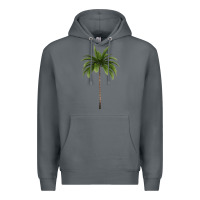 Rock Tropical Palm Tree Premium Hoodie - longCreatives