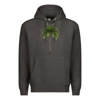 Smoke Tropical Palm Tree Premium Hoodie - longCreatives