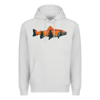 Dove Grey Trout Fly Fishing Nature Outdoor Fisherman Gift Premium Hoodie - longCreatives