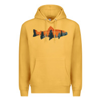 Trout Fly Fishing Nature Outdoor Fisherman Gift Premium Hoodie | Teevron