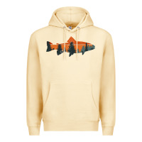 Pina Colada Trout Fly Fishing Nature Outdoor Fisherman Gift Premium Hoodie - longCreatives