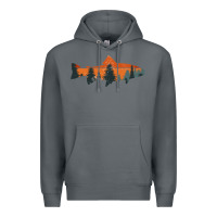 Rock Trout Fly Fishing Nature Outdoor Fisherman Gift Premium Hoodie - longCreatives