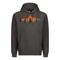 Smoke Trout Fly Fishing Nature Outdoor Fisherman Gift Premium Hoodie - longCreatives