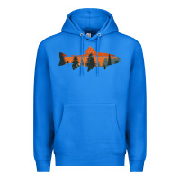 True Royal Trout Fly Fishing Nature Outdoor Fisherman Gift Premium Hoodie - longCreatives