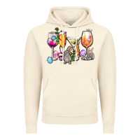 Vintage Artic Easter wine glasses Vintage Hoodie - OliviaCreatesArt
