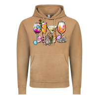 Vintage Camel Easter wine glasses Vintage Hoodie - OliviaCreatesArt