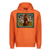 Carrot Western Horse Mouse Pad Premium Hoodie - CowhideDigitalArt