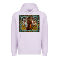 Lilac Western Horse Mouse Pad Premium Hoodie - CowhideDigitalArt