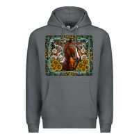 Rock Western Horse Mouse Pad Premium Hoodie - CowhideDigitalArt