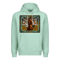 Seafoam Western Horse Mouse Pad Premium Hoodie - CowhideDigitalArt