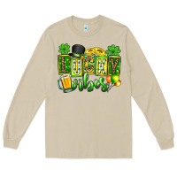 Mushroom St. Patrick's Lucky vibes Long Sleeve Tee - OliviaCreatesArt