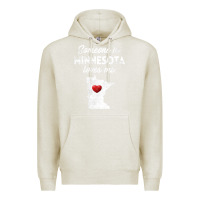 Oatmeal Heather Someone In Minnesota Loves Me  Minnesota  MN Premium Hoodie - longCreatives