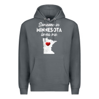Rock Someone In Minnesota Loves Me  Minnesota  MN Premium Hoodie - longCreatives