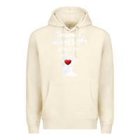 Sandshell Someone In Minnesota Loves Me  Minnesota  MN Premium Hoodie - longCreatives