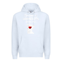 White Someone In Minnesota Loves Me  Minnesota  MN Premium Hoodie - longCreatives