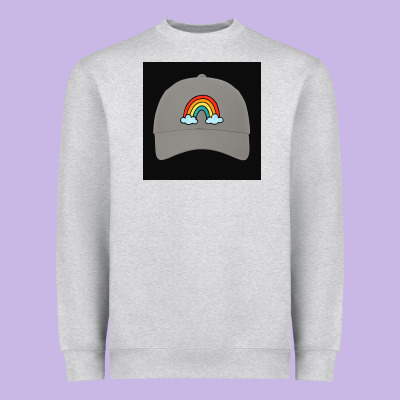 Capt America Heavyweight Sweatshirt Designed By Rosma