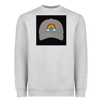 Heather Grey capt america Heavyweight Sweatshirt - Rosma