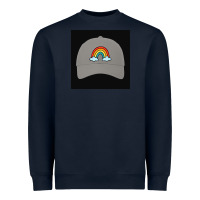 Navy capt america Heavyweight Sweatshirt - Rosma