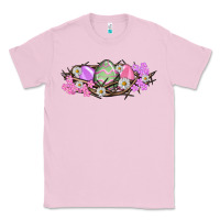 Bubblegum Pink Easter eggs and crown of thorns Easter Day Classic Tee - HowdyJamesFarm