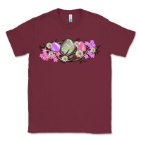 Burgundy Easter eggs and crown of thorns Easter Day Classic Tee - HowdyJamesFarm