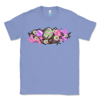 Colony Blue Easter eggs and crown of thorns Easter Day Classic Tee - HowdyJamesFarm