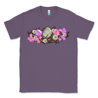 Lavender Easter eggs and crown of thorns Easter Day Classic Tee - HowdyJamesFarm