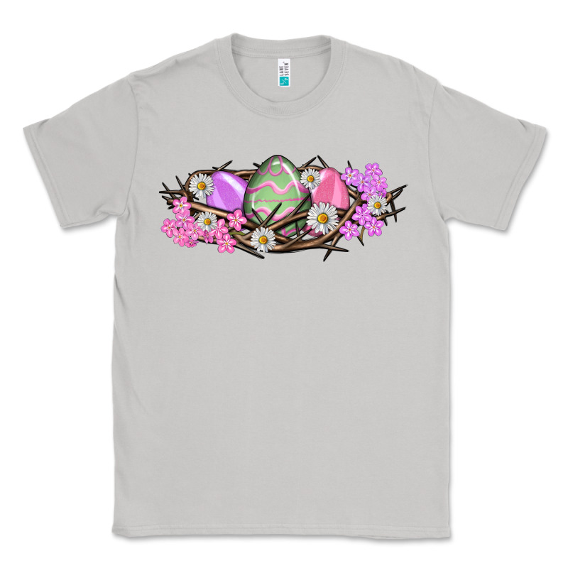 Easter Eggs And Crown Of Thorns Easter Day Classic Tee by HowdyJamesFarm | Teevron