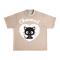 French Oak Chococat Sweet Valentine Urban Heavy Tee - longCreatives