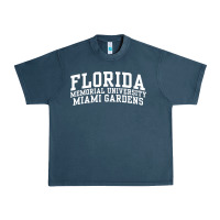 Midnight Navy Florida Memorial University Miami Gardens OC0647 Urban Heavy Tee - longCreatives