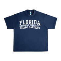 Navy Florida Memorial University Miami Gardens OC0647 Urban Heavy Tee - longCreatives