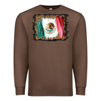 Chestnut distressed mexico flag Premium Sweatshirt - BarkalooDesign