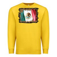 Lemon distressed mexico flag Premium Sweatshirt - BarkalooDesign