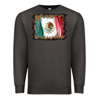 Smoke distressed mexico flag Premium Sweatshirt - BarkalooDesign