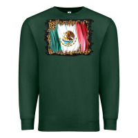 Sports Green distressed mexico flag Premium Sweatshirt - BarkalooDesign
